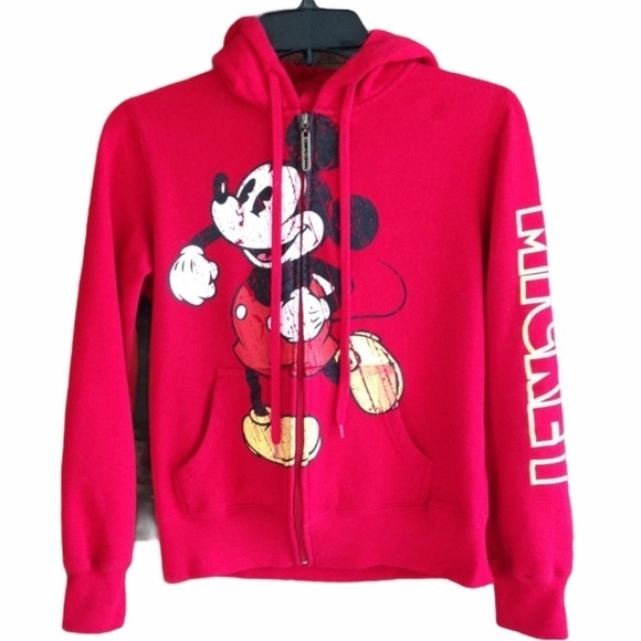 DISNEY Mickey Mouse Hoodie Size Small - Picture 1 of 7
